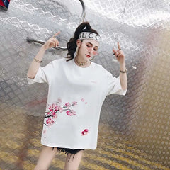 Tokyo Sakura Embroidery T-Shirt